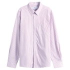 Palmes Men's Deuce Oxford Shirt in Red Stripe