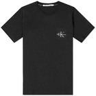 Calvin Klein Men's Monogram Logo Pocket T-Shirt in Black