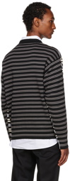 Kenzo Gray Kenzo Paris Stripe Sweater