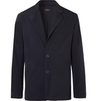 Loro Piana - Jersey-Trimmed Storm System Shell Blazer - Blue