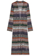 Missoni Chevron Fine-knit Shirt Cardigan Multicoloured