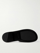 Dolce&Gabbana - Logo-Embossed Cutout Leather Slides - Black