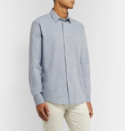 Barena - Slim-Fit Slub Cotton Shirt - Blue