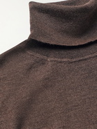 The Row - Emile Wool and Silk-Blend Rollneck Sweater - Brown