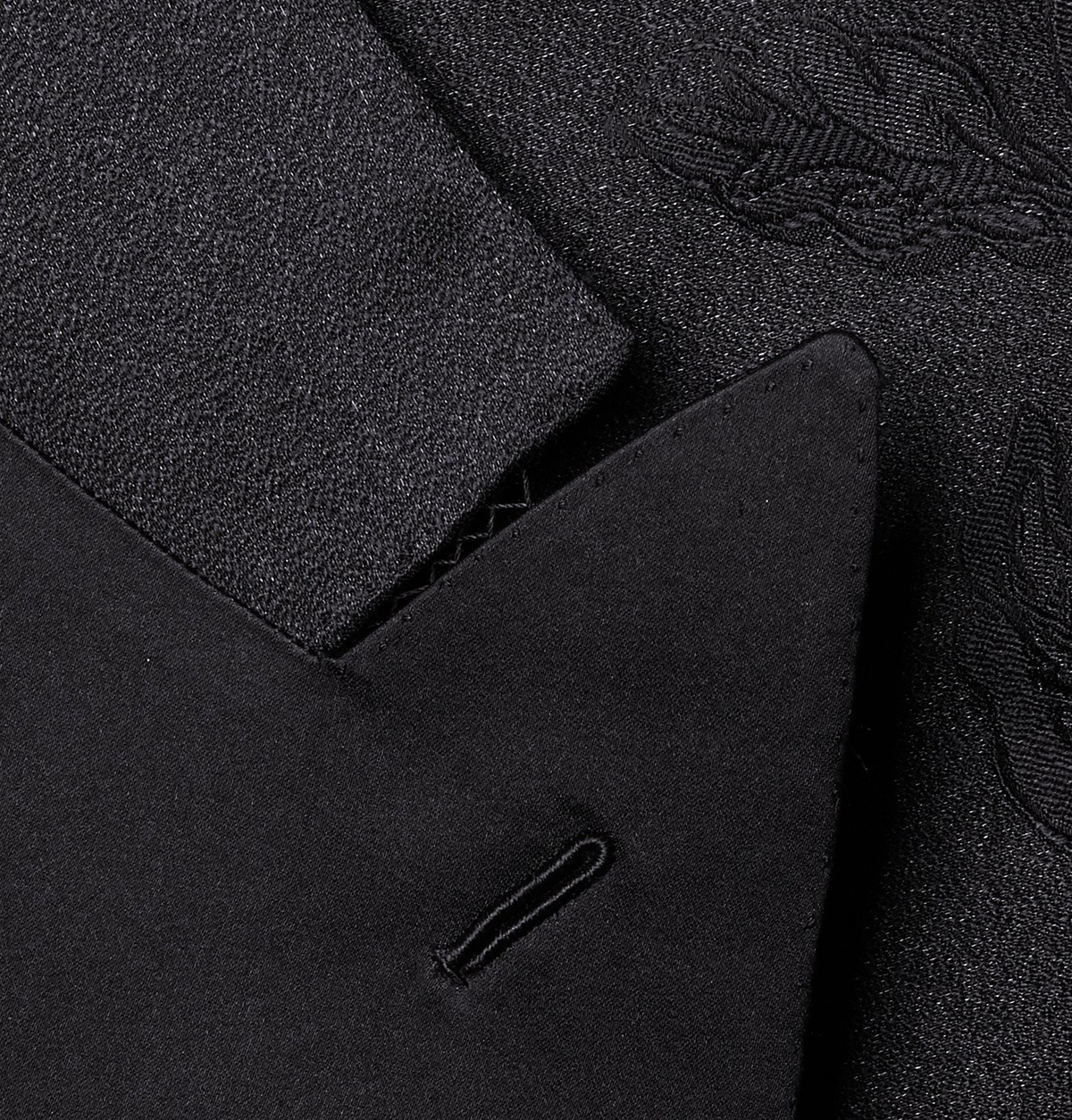 Brioni - Virgilio Slim-Fit Satin-Trimmed Silk-Blend Jacquard Tuxedo Jacket - Black