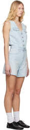 Levi's Blue Vest Denim Romper