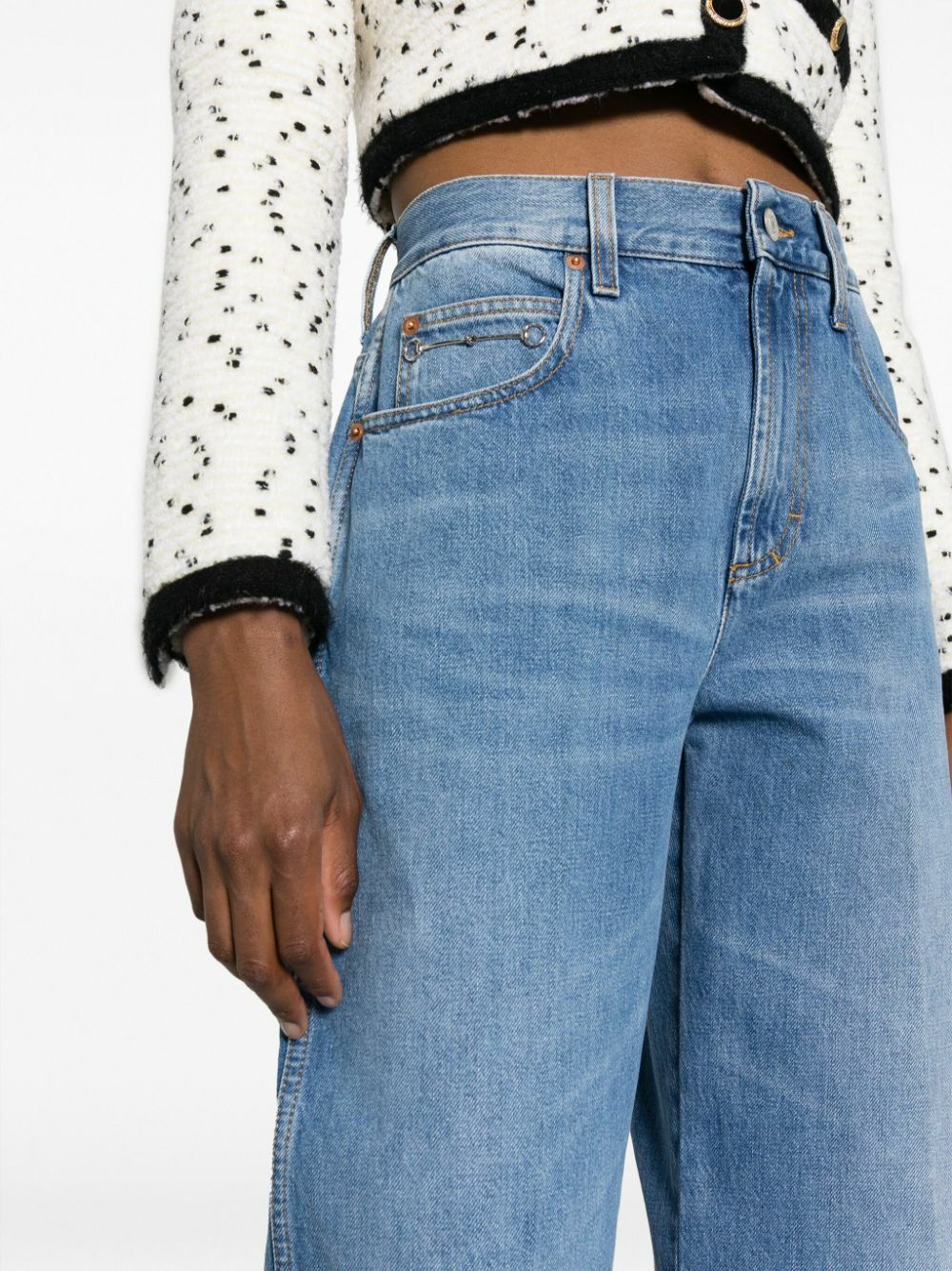 デニム・ジーパン GUCCI DENIM COTTON JEANS Gucci Symbol Denim Jeans - メルカリ