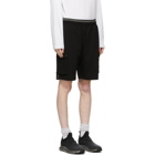 Z Zegna Black Honeycomb Shorts