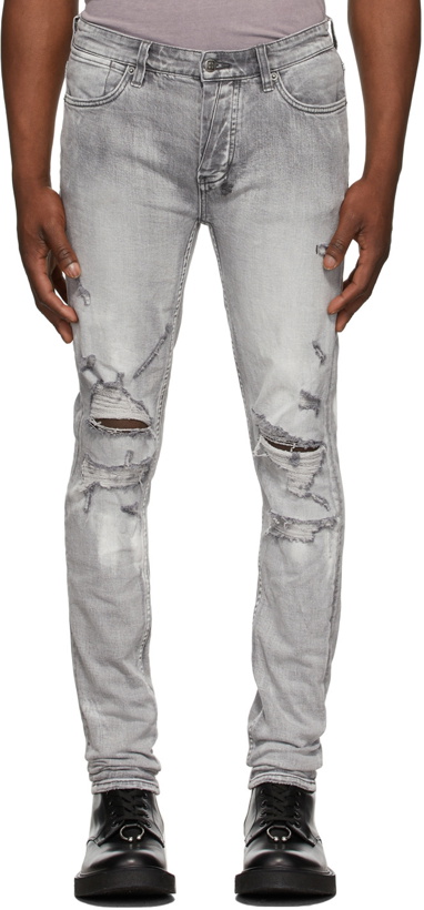 Photo: Ksubi Grey Eratik Trashed Van Winkle Jeans