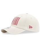 New Era Wordmark 9Fifty Adjustable Cap in Cream 