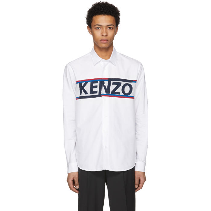 Photo: Kenzo White Core Knit Logo Shirt
