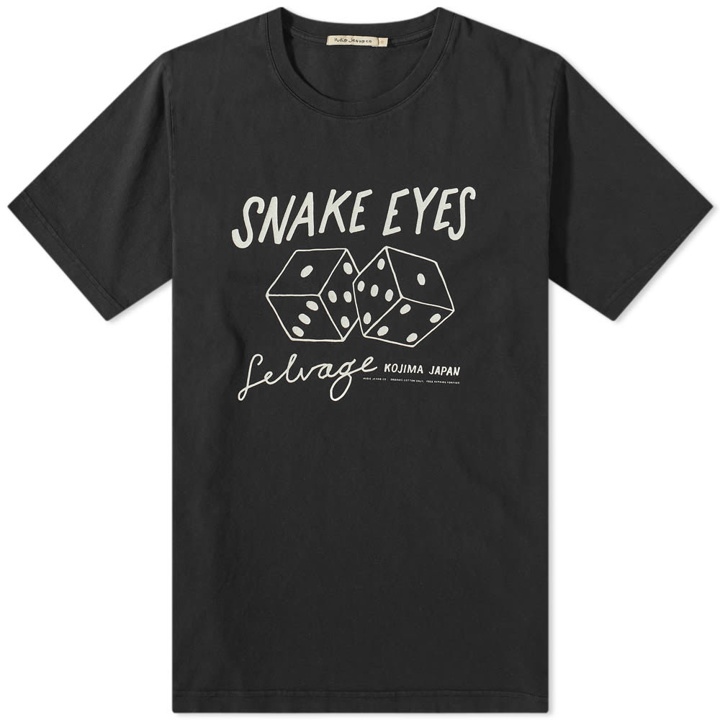 Photo: Nudie Uno Snake Eyes Tee