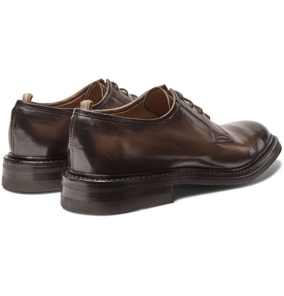 Officine Creative - Leeds Polished-Leather Derby Shoes  display picture 3