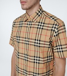 Burberry - Caxton checked short-sleeved shirt