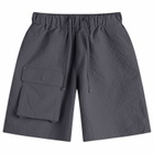 FrizmWORKS Men's Comfortable Banding Shorts in Charcoal