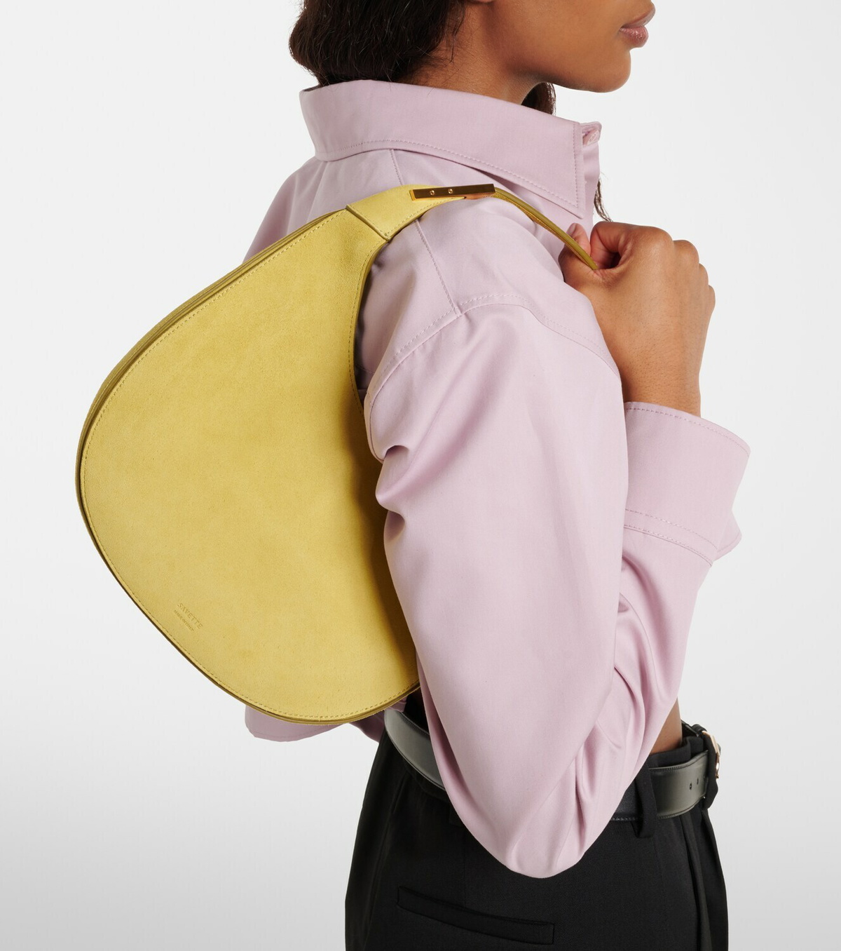 Savette Florence Small suede shoulder bag
