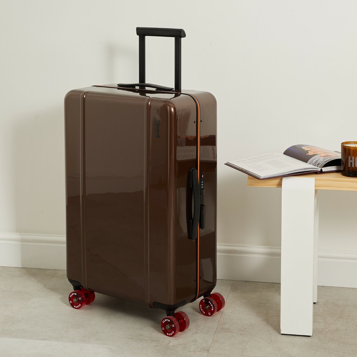 Floyd Check-In Luggage - 61L in Bronco Brown 