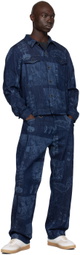 Études Navy Batia Suter Edition Side Jeans