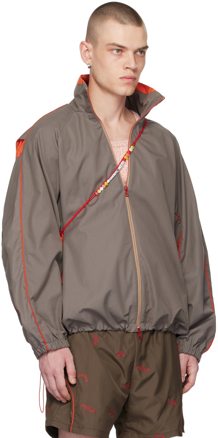 Robyn Lynch Brown Paneled Jacket