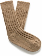 The Elder Statesman - Yosemite Ribbed Cashmere Socks