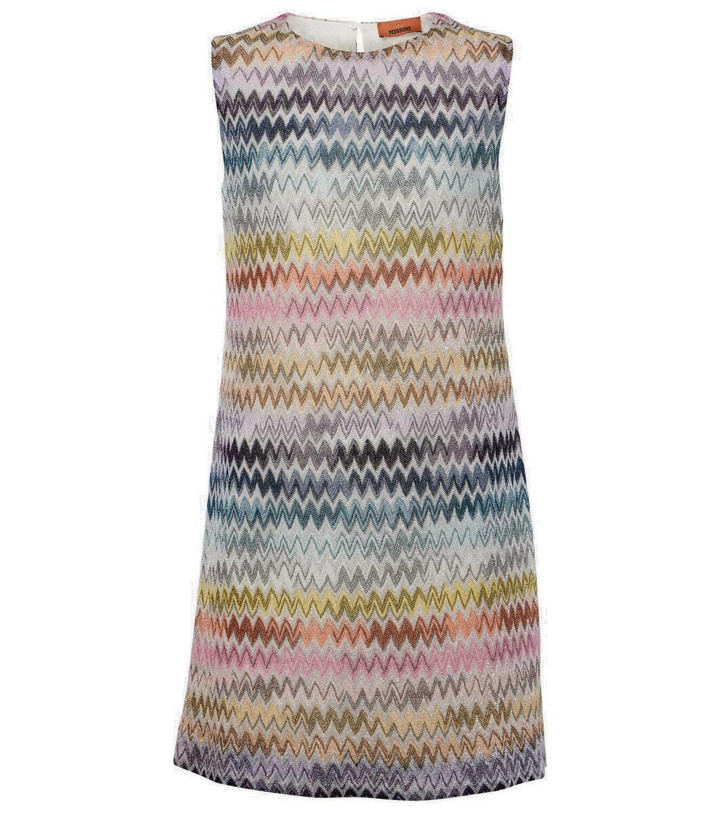 Photo: Missoni Zigzag metallic minidress