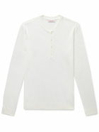Orlebar Brown - Lockhart Slim-Fit Cotton and Modal-Blend Henley T-Shirt - White