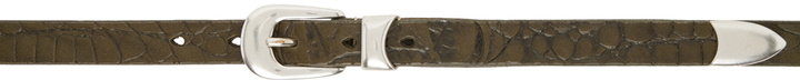 Photo: Our Legacy Khaki Croco Belt