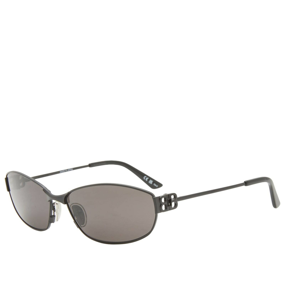 Photo: Balenciaga BB0336S Sunglasses in Black/Grey