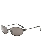 Balenciaga BB0336S Sunglasses in Black/Grey