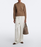 Róhe Wool-blend mouliné sweater