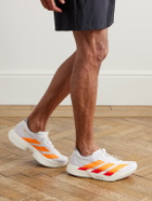 ADIDAS RUNNING - Adizero Adios Pro 4 Rubber-Trimmed Ripstop Running Sneakers - White
