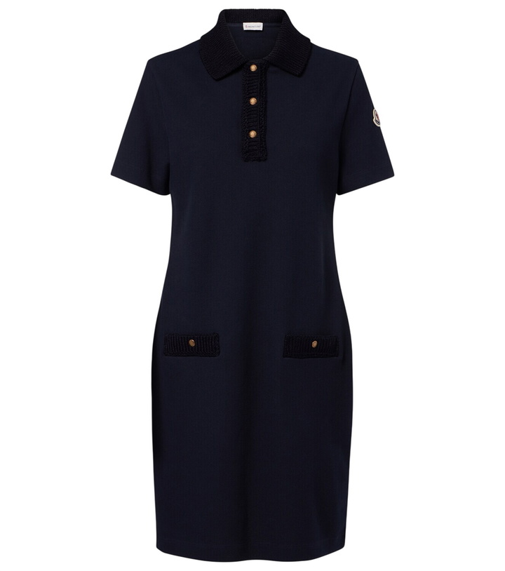 Photo: Moncler Cotton piqué polo dress