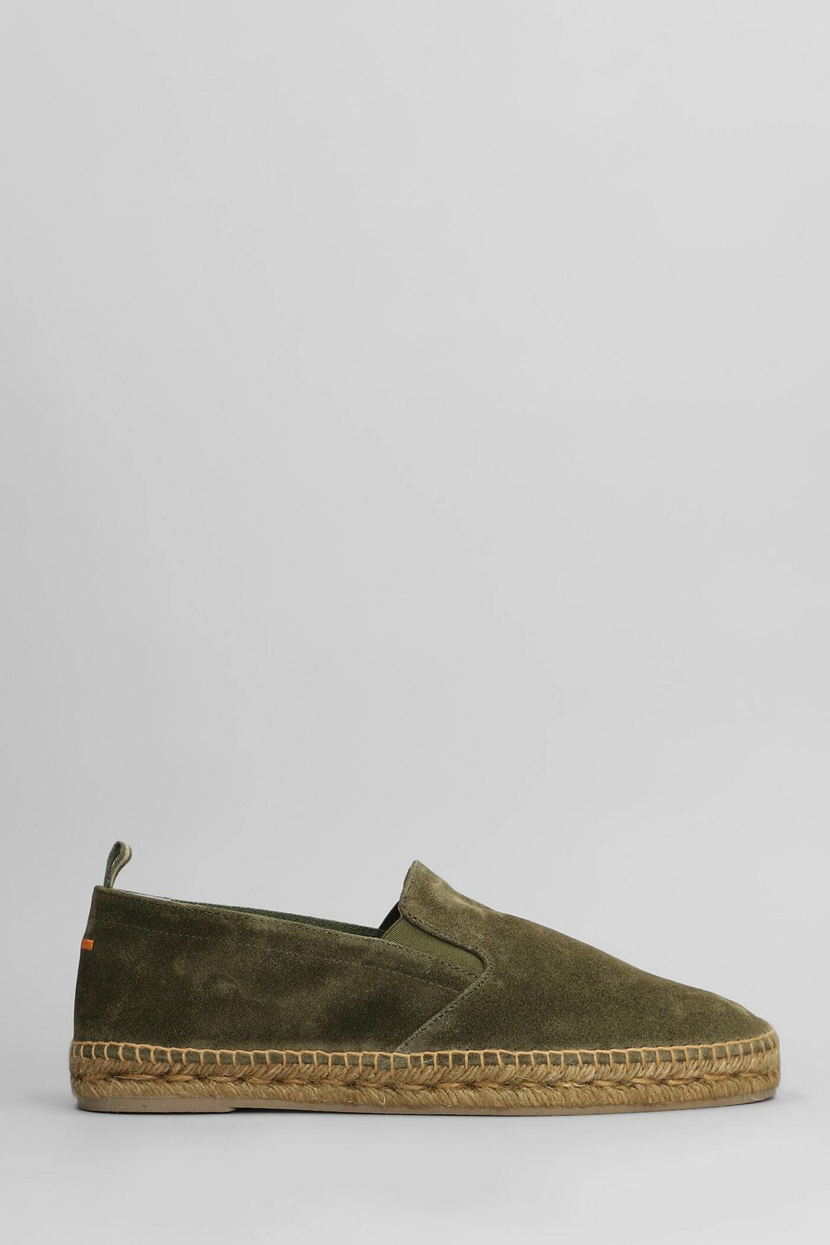 Castañer Joel T-186 Espadrilles In Green Suede