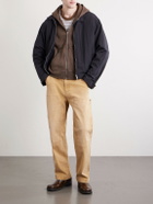 Visvim - Jumbo Cotton-Jersey Zip-Up Hoodie - Brown