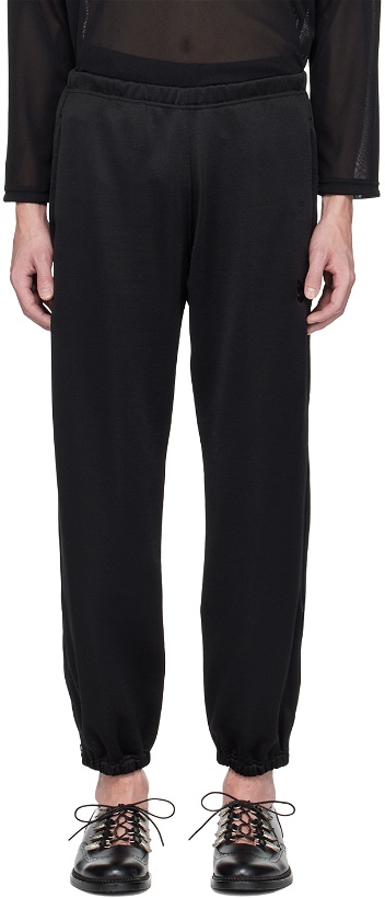Photo: NEEDLES Black Zipped Lounge Pants