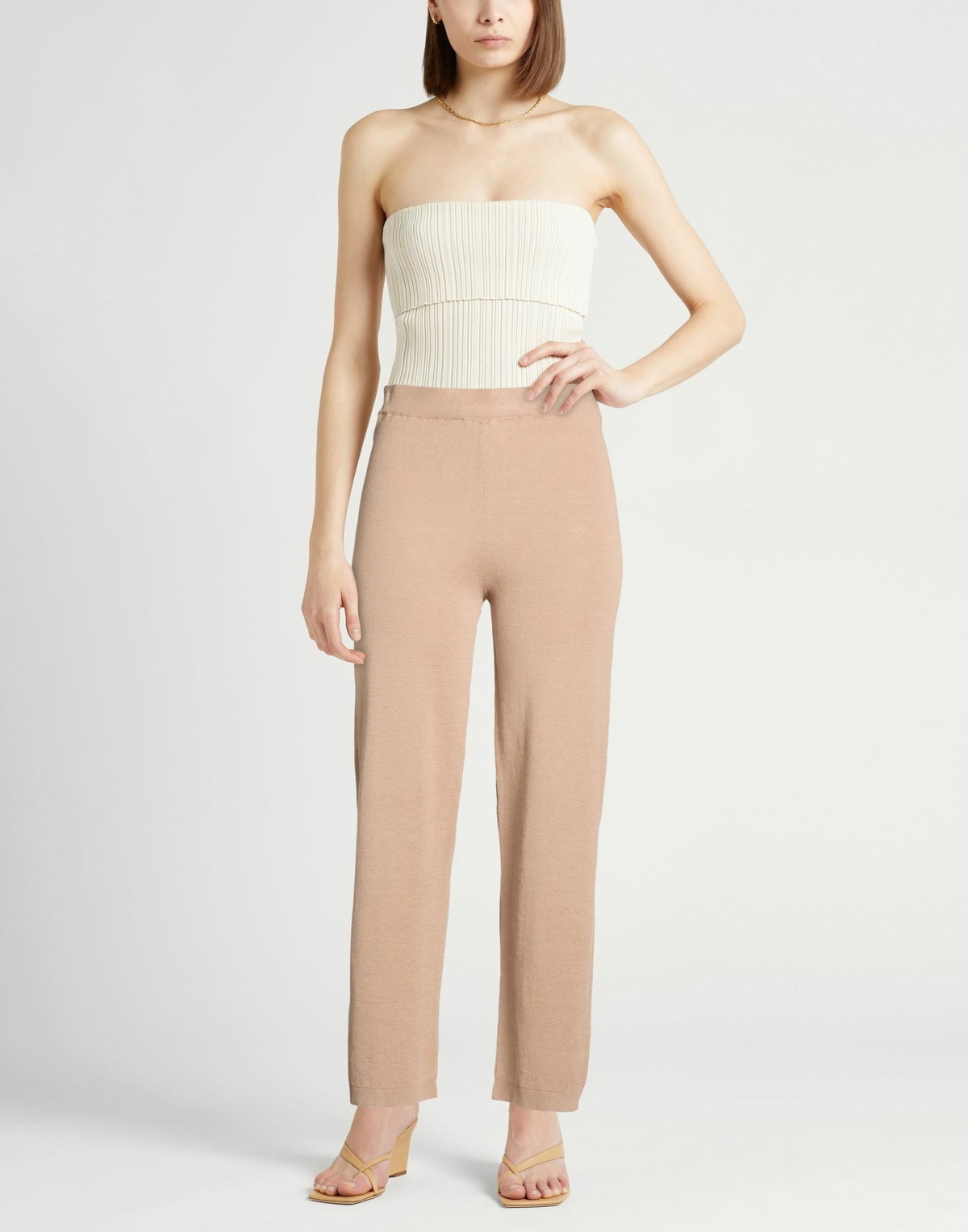 Peserico Womens Pants Camel