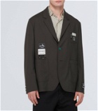 Undercover Single-breasted wool-blend blazer