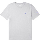 Champion - Logo-Embroidered Cotton-Jersey T-Shirt - Gray