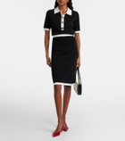 Nina Ricci Ribbed-knit polo shirt