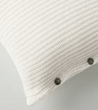 Brunello Cucinelli - Ribbed cashmere cushion