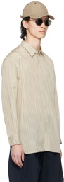 YLÈVE Off-White Stripe Shirt