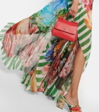 Dolce&Gabbana Portofino printed silk chiffon gown
