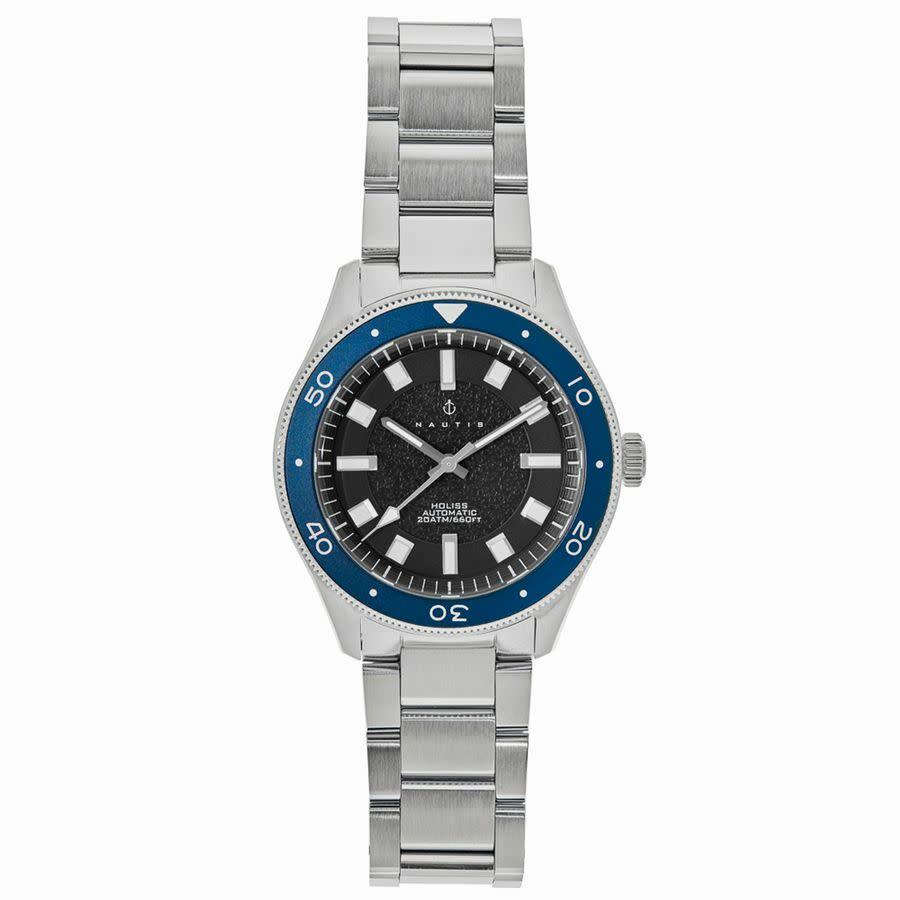 Nautis Holiss Black Dial Mens Watch NAUN103-2