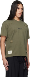 Song for the Mute Green Birkenstock Edition 'The Gardener' Crochet Flower T-shirt