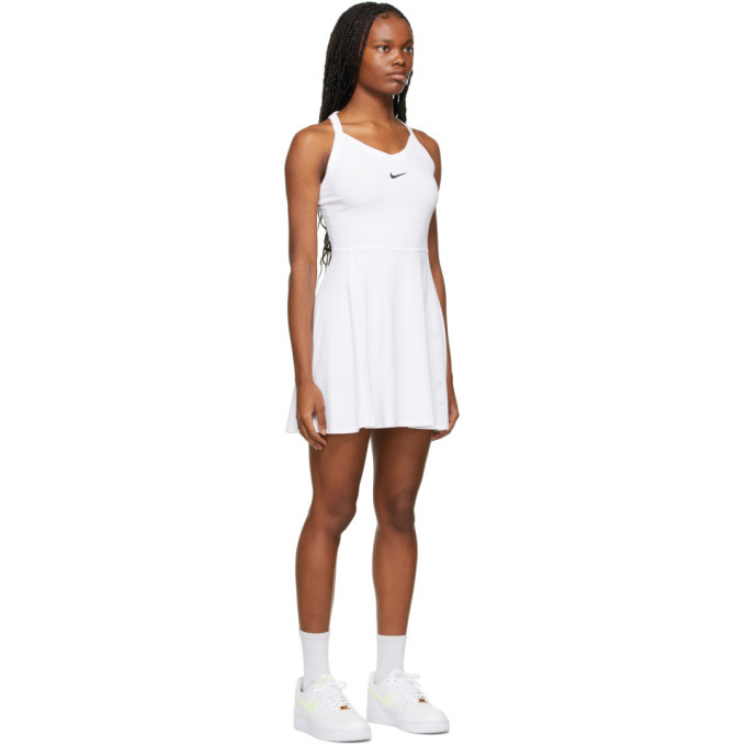 Nike White NikeCourt Dri-FIT Dress Nike