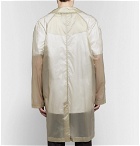 Raf Simons - Layered Printed Cotton-Jersey and Shell Raincoat - Sand