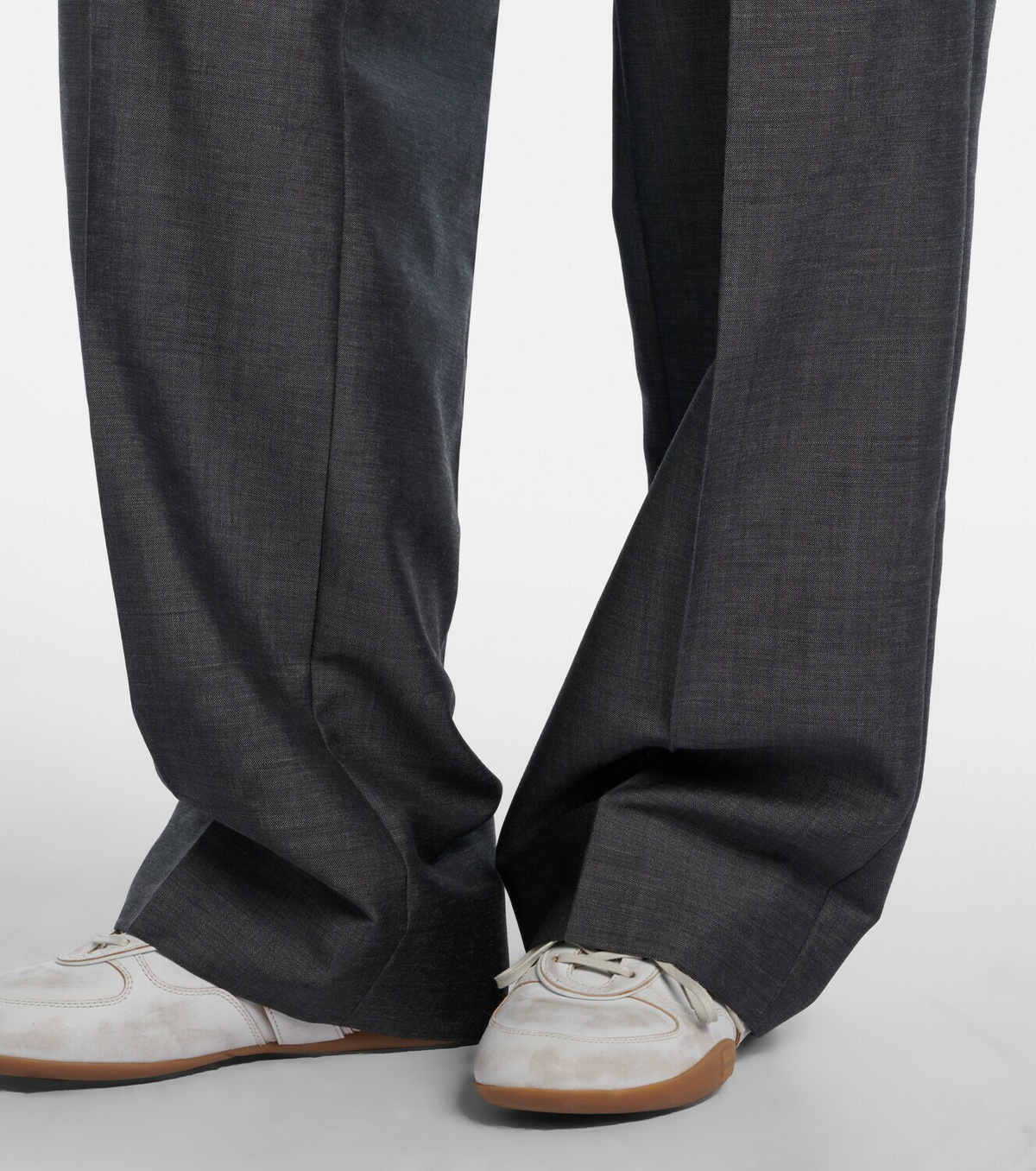 Miu Miu Mohair and wool wide-leg pants