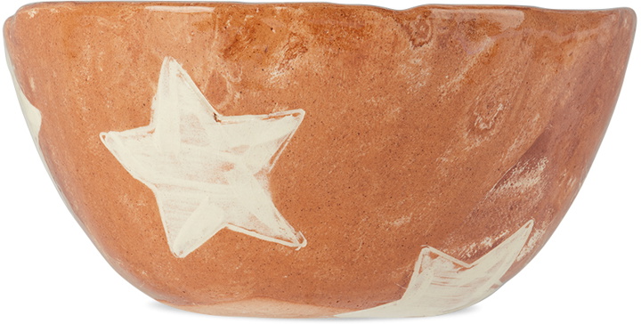 Photo: Harlie Brown Studio SSENSE Exclusive White Marbled Stars Delight Cereal Bowl