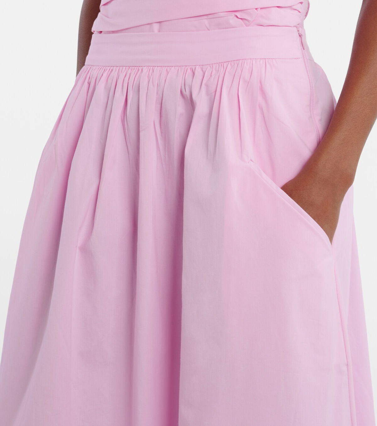 Adriana Degreas Opulence ruched cotton corset