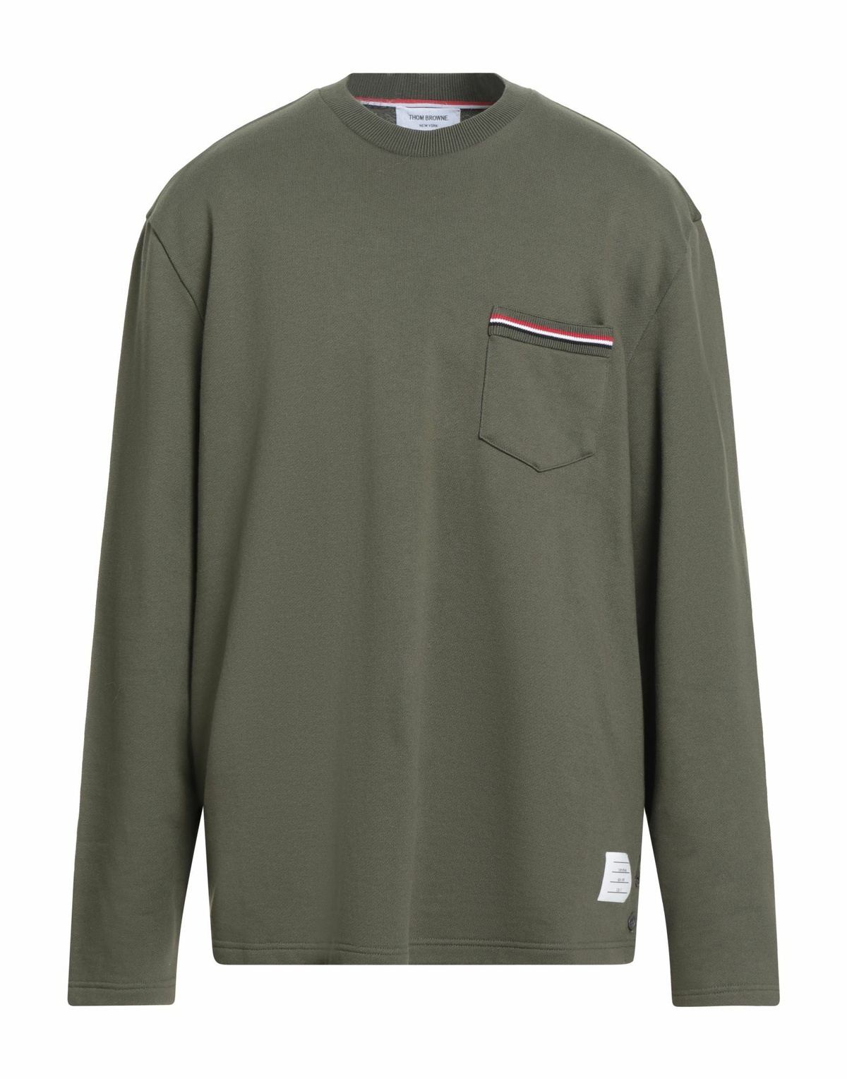 Thom Browne Mens Sweatshirt Military in Green